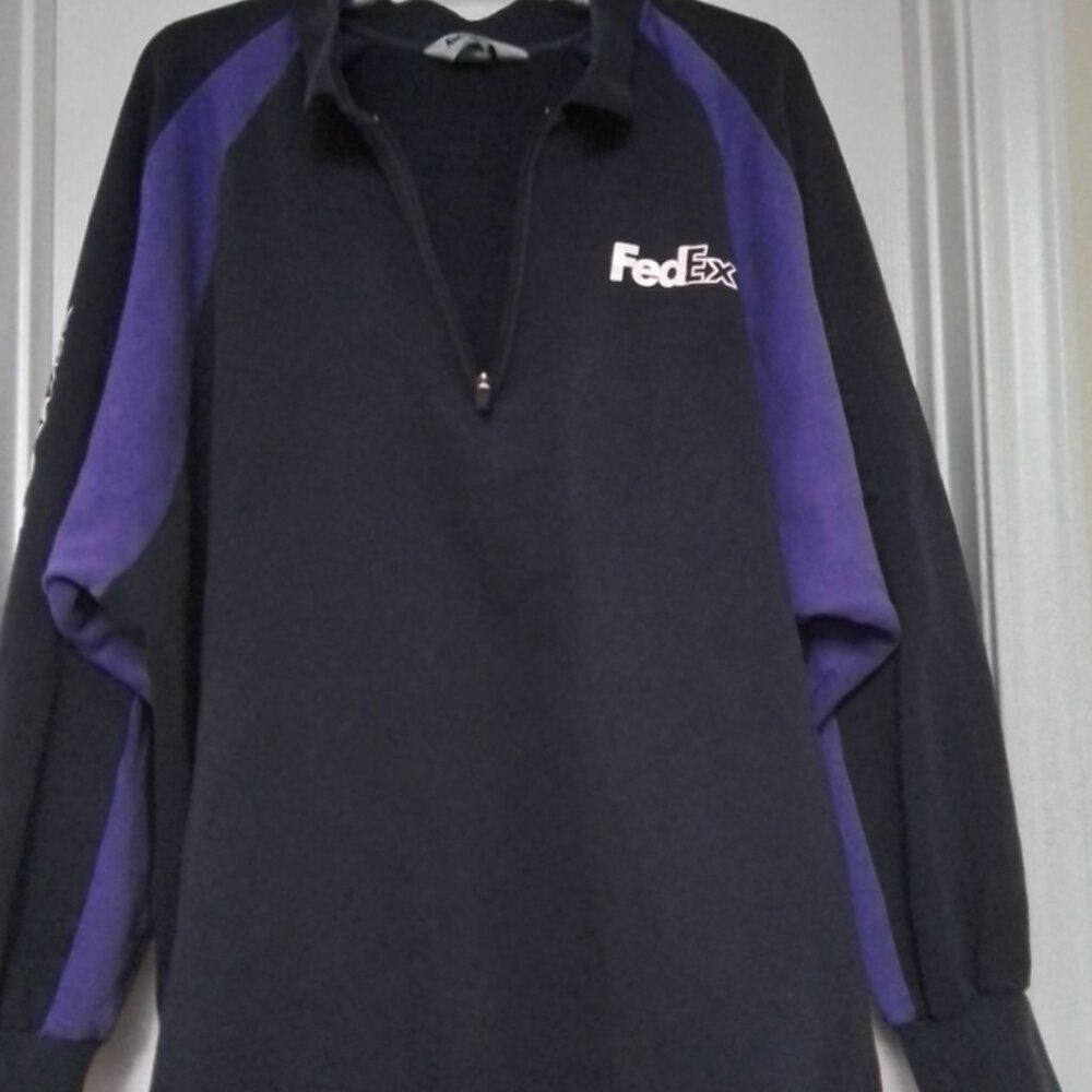 FedEx Stan Herman Quarter Zip Pullover